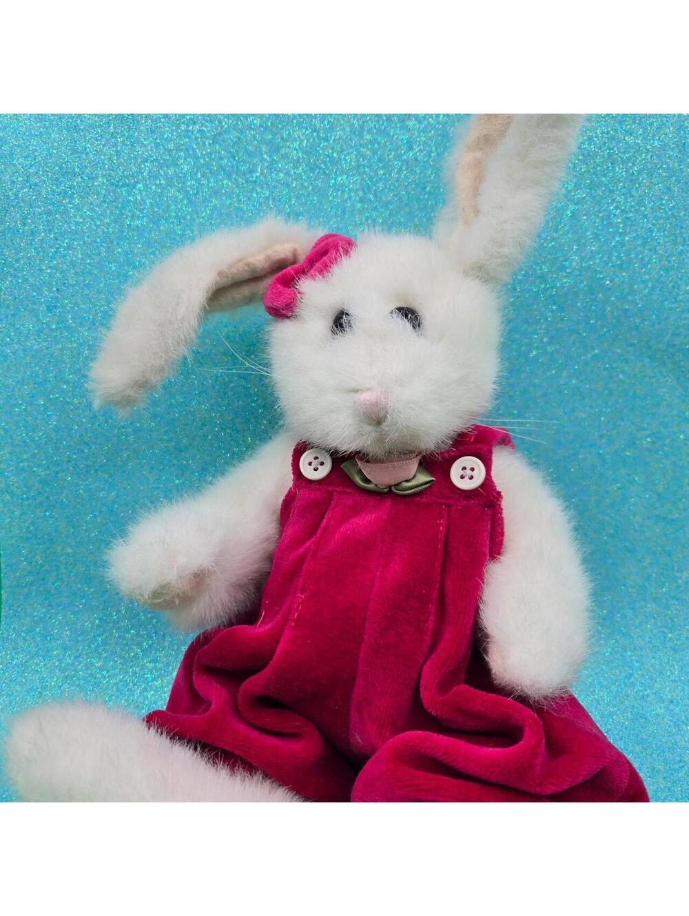 Pink and White Stuffed-animal